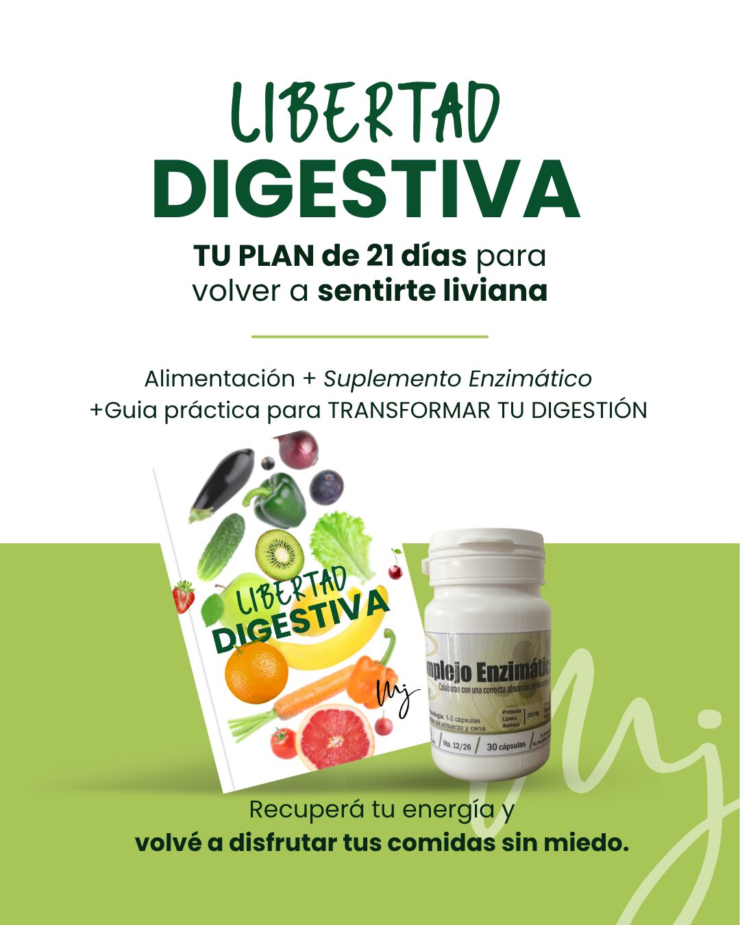Libertad Digestiva + Complejo enzimatico x 30 capsúlas - imagen 2