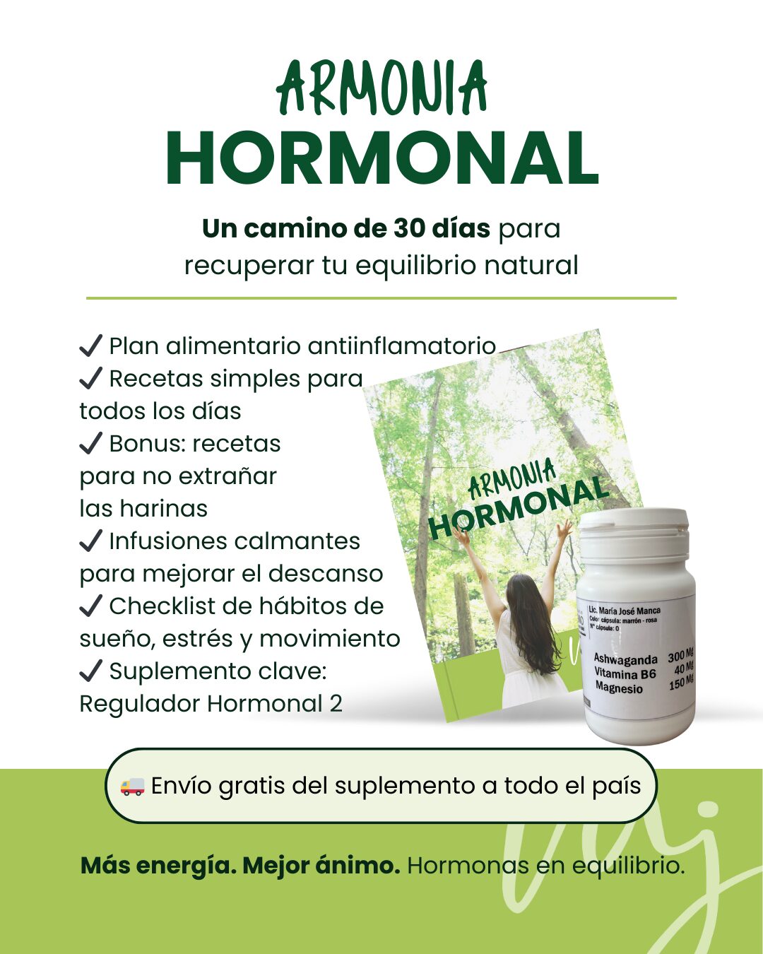 Armonía Hormonal + Regulador hormonal 2 x 30 capsúlas