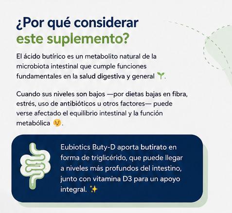 Eubiotics Buty-D — 60 cápsulas - imagen 4