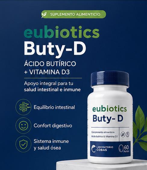 Eubiotics Buty-D — 60 cápsulas