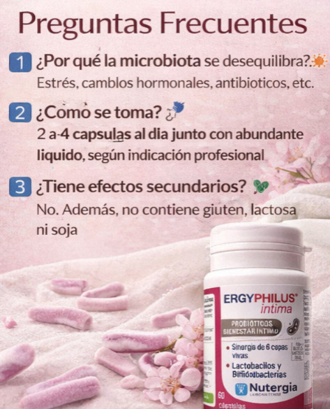 Ergyphilus Intima – 60 cápsulas - imagen 2