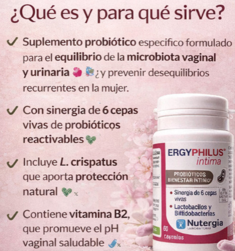 Ergyphilus Intima – 60 cápsulas - imagen 4