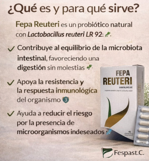 Fepa Reuteri – 40 cápsulas - imagen 3