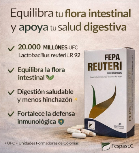 Fepa Reuteri – 40 cápsulas