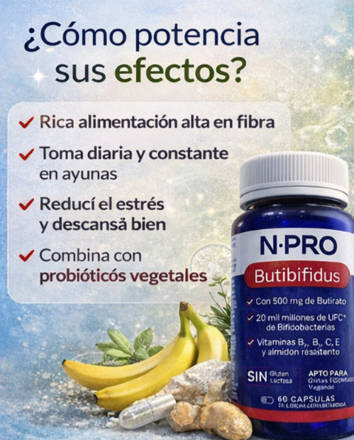 NPRO Butibifidus – 60 cápsulas - imagen 3
