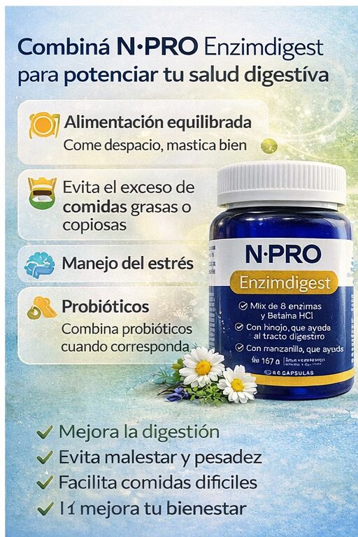 NPRO EnzimDigest – 60 cápsulas - imagen 4