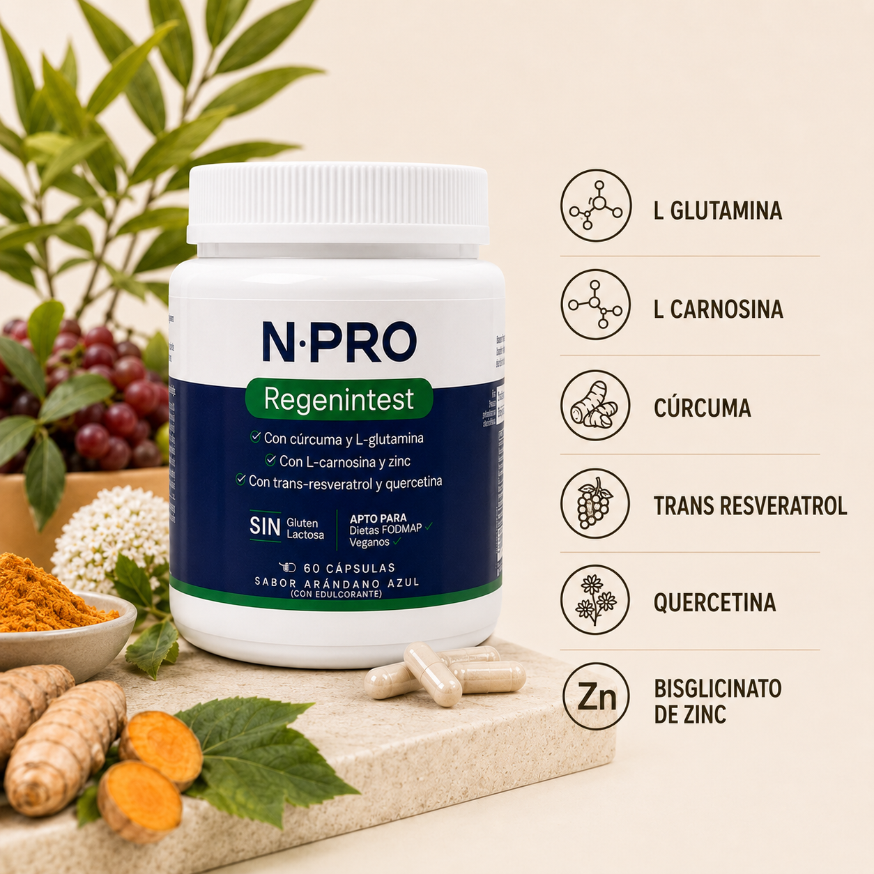 NPRO RegenIntest – Polvo (167 g) - imagen 2