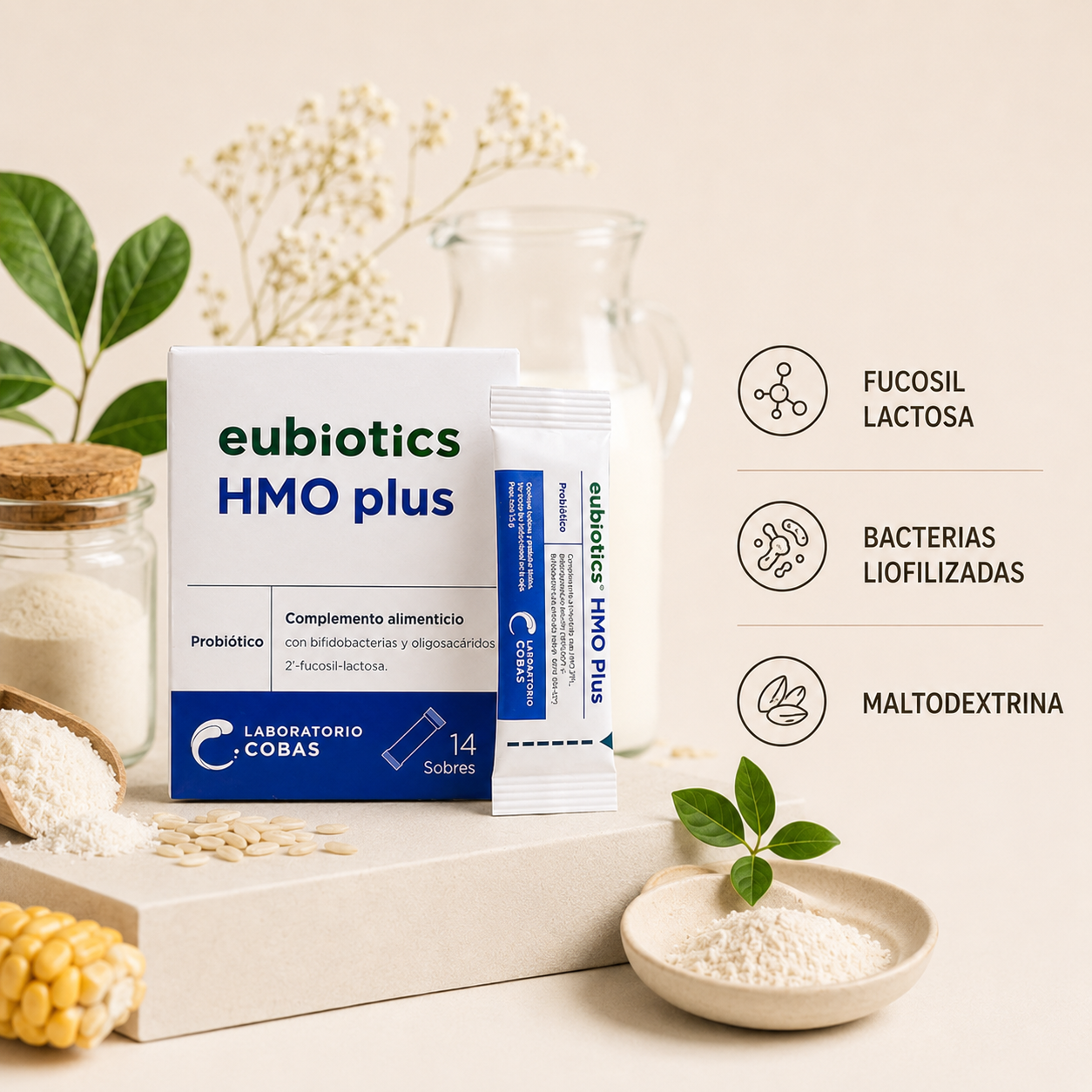 Eubiotics HMO Plus – 14 sobres - imagen 2