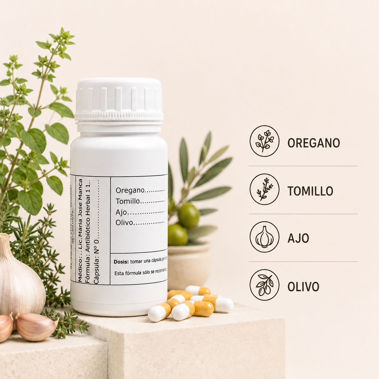 Antibiotico herbal 1 x 30 cápsulas - imagen 2