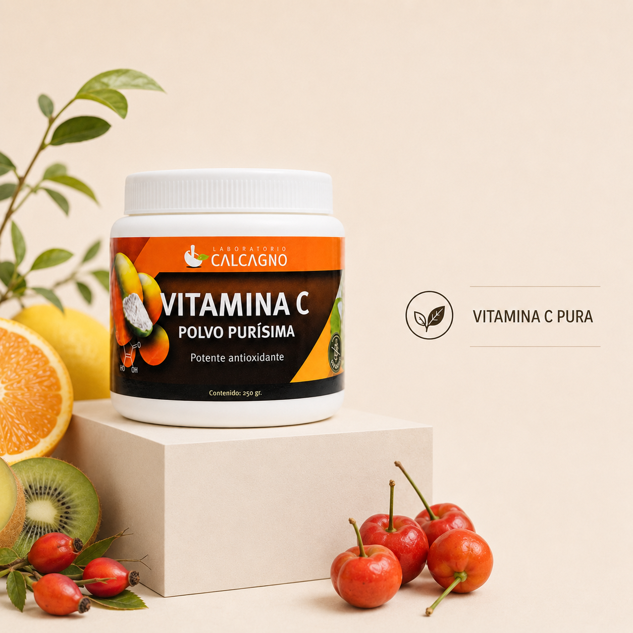 Vitamina C - En polvo 250gr - imagen 2