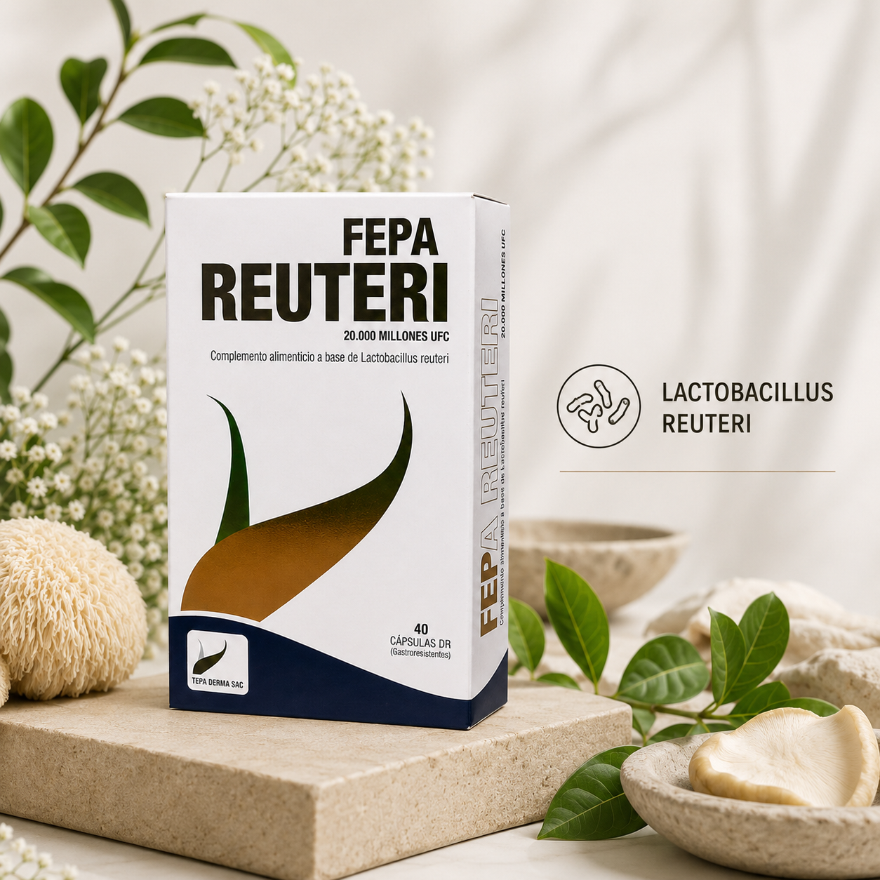 Fepa Reuteri – 40 cápsulas - imagen 2