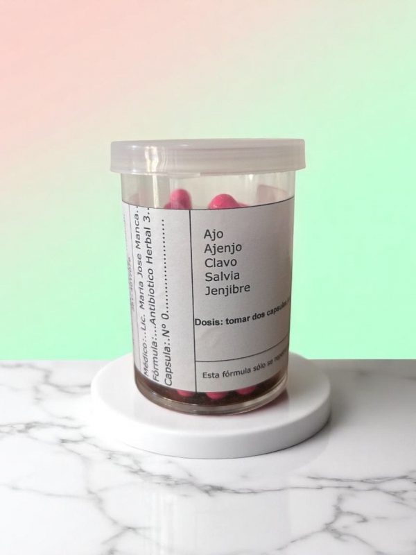 Antibiótico herbal 3 x 60 cápsulas