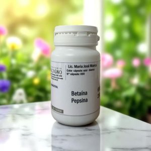 Betaína + pepsina x 30 cápsulas