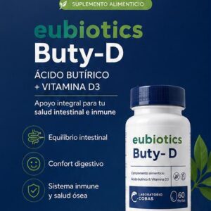 Eubiotics Buty-D — 60 cápsulas
