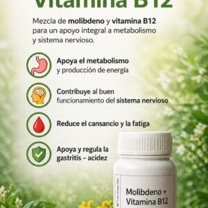 Molibdeno + Vit b12