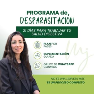 PROGRAMA DE DESPARASITACION DE 31 DIAS CON ACOMPAÑAMIENTO REAL