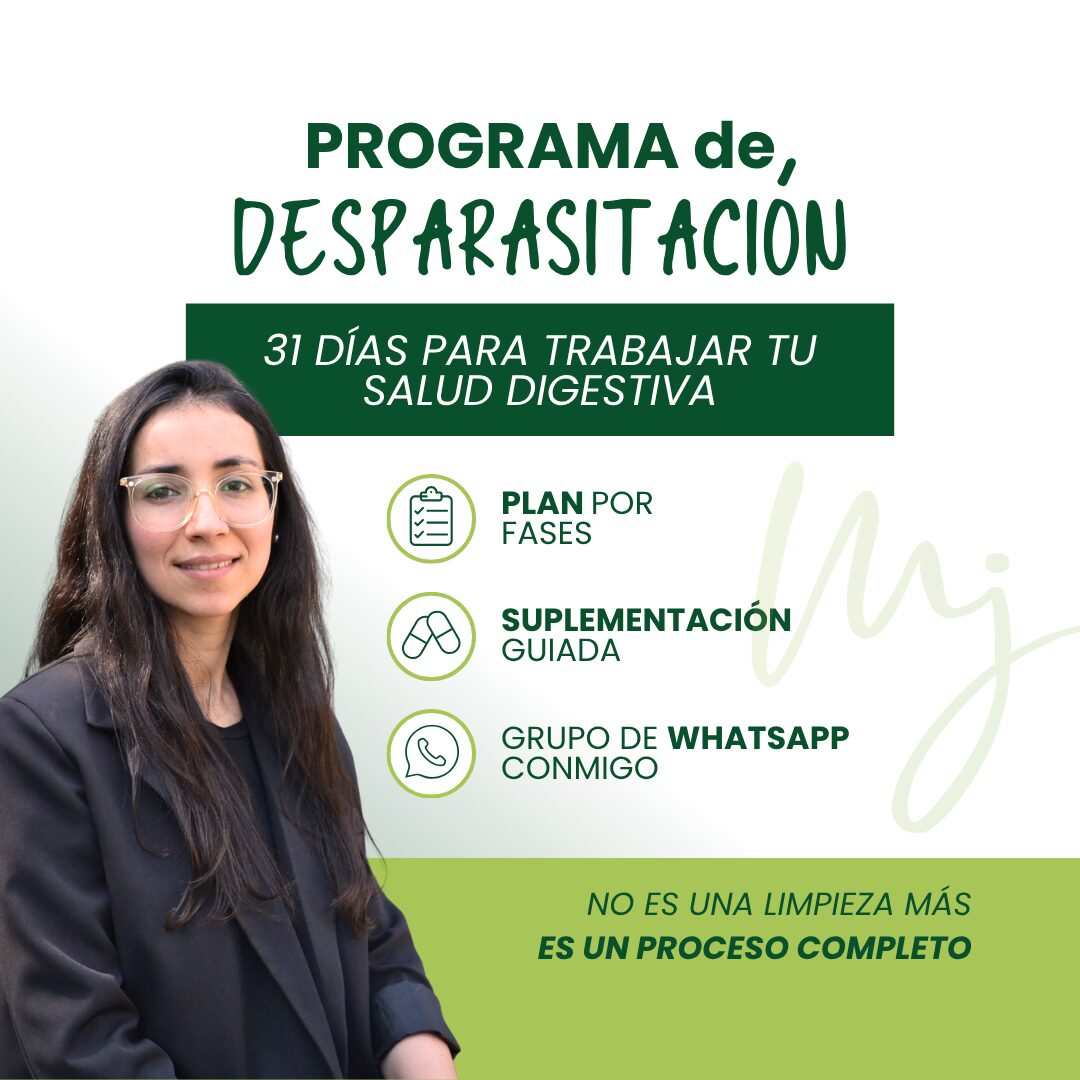 PROGRAMA DE DESPARASITACION DE 31 DIAS CON ACOMPAÑAMIENTO REAL